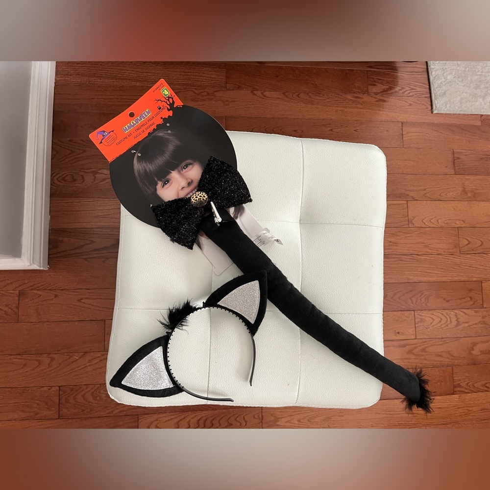 Cat ears and tail halloween set